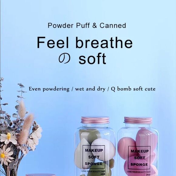 💕Brand Purple New 7 Pieces Professional Beauty Blender Sponge - Picture 4 of 12